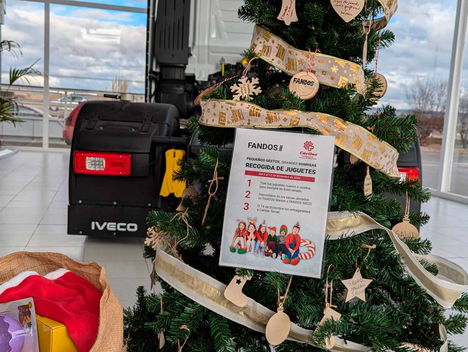 Recogida-de-juguetes-solidaria-en-IVECO-Teruel IVECO Teruel punto de recogida de juguetes solidarios