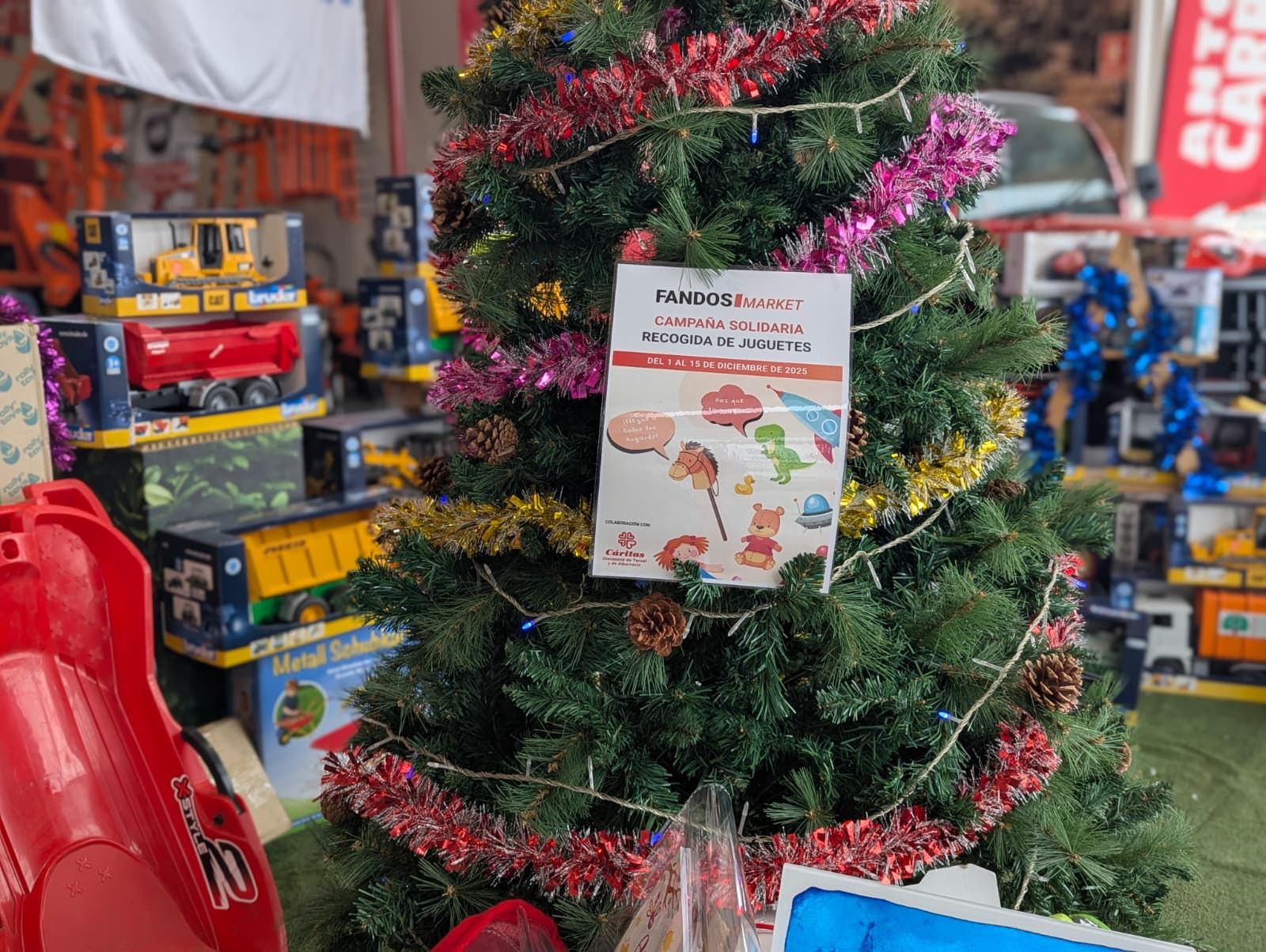 Recogida solidaria de juguetes en Teruel