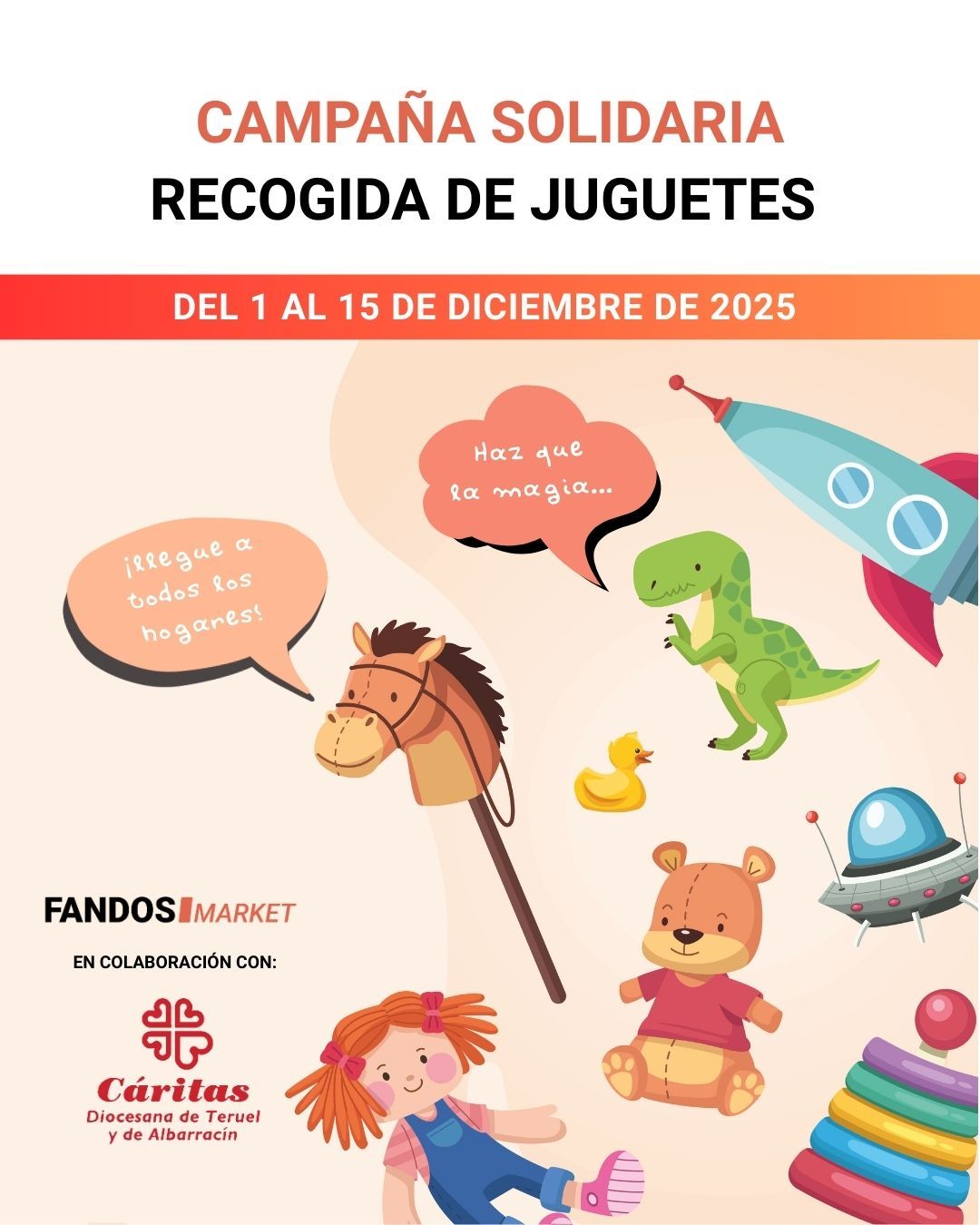 Campaña de recogida de juguetes en Teruel
