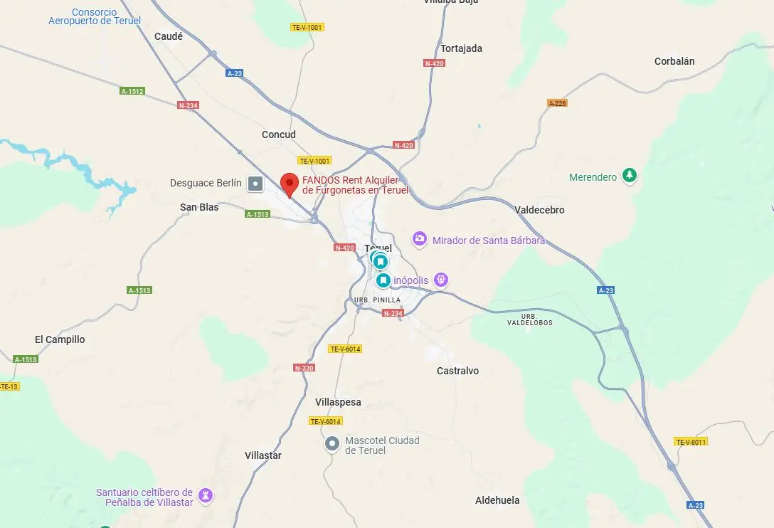FANDOS Rent Teruel Alquiler de furgonetas